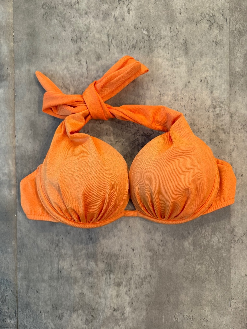VINTAGE VENUS (BIKINI) SWIMSUIT TOP !   SIZE  A Orange